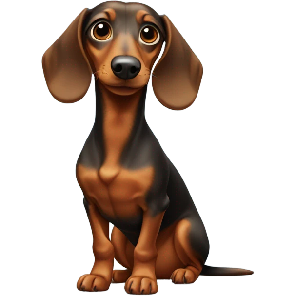 Weenie dog emoji