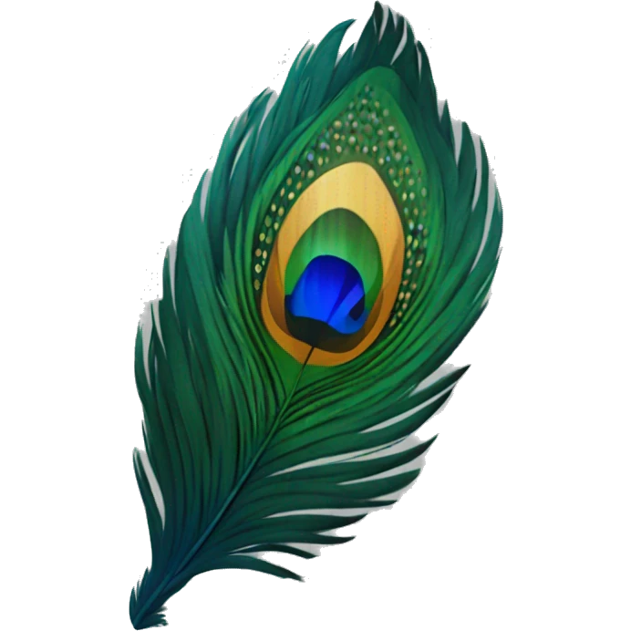 peacock feather emoji