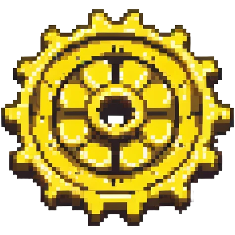 yellow gear cog emoji