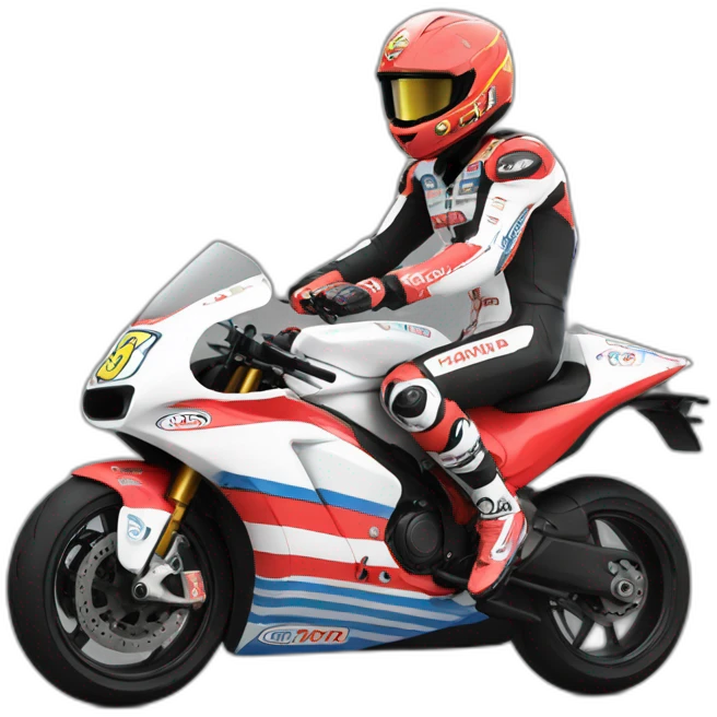 Bagnaia sur moto emoji
