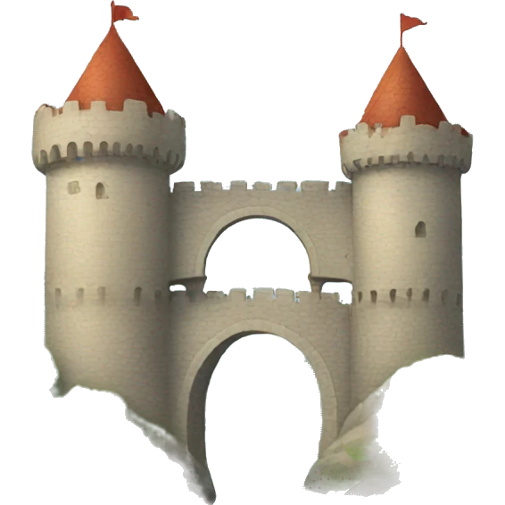 bridge and castle emoji