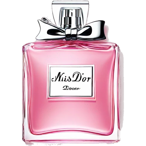 Miss Dior perfume pink emoji