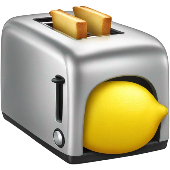 Lemon toaster  emoji