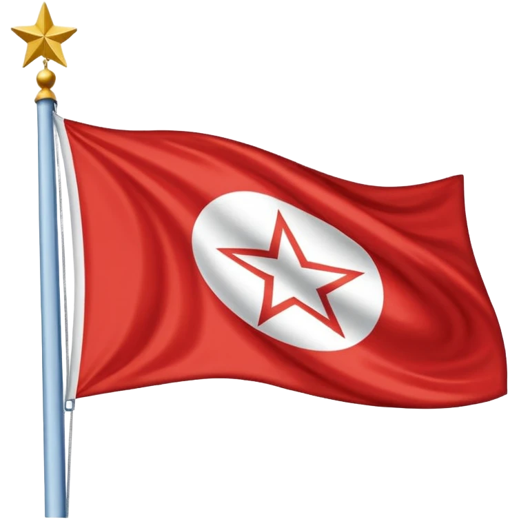 La bandera de la Comunidad de Madrid con sus 7 estrellas blancas emoji