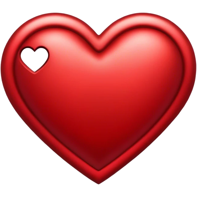 Edgy heart emoji