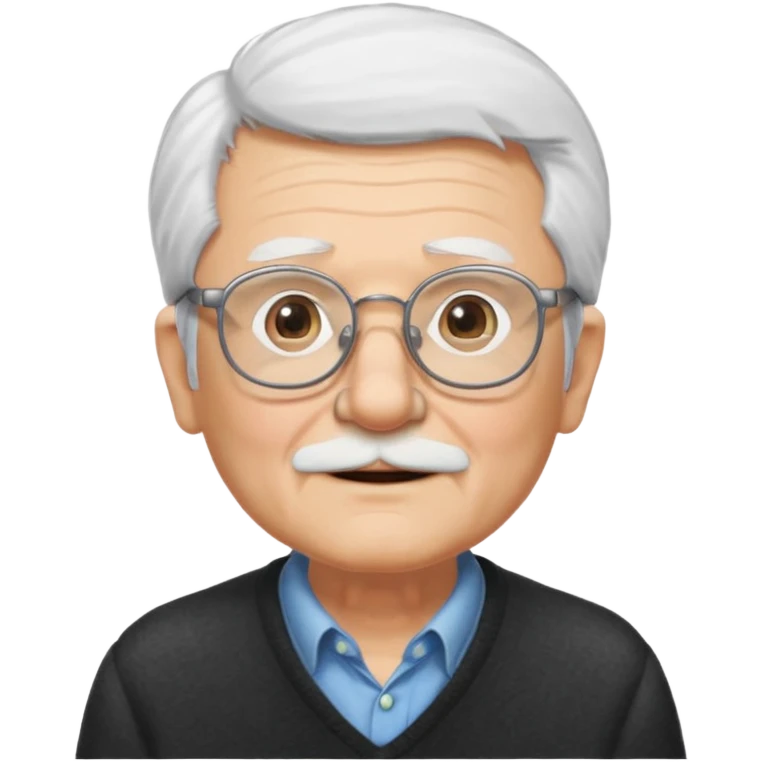 Old man character from the movie up emoji