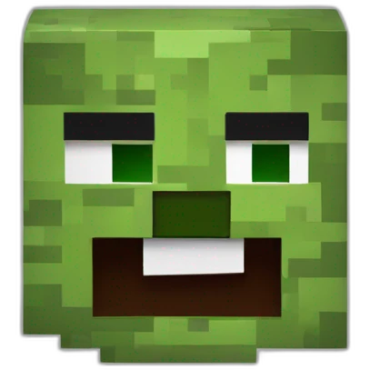Zombie minecraft emoji