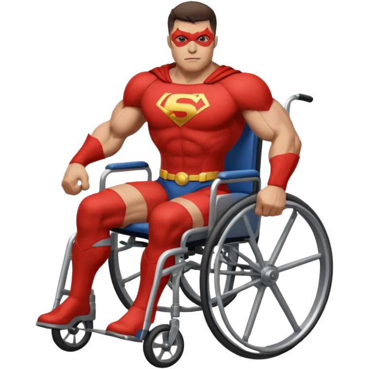 superhero  on wheelchair  emoji