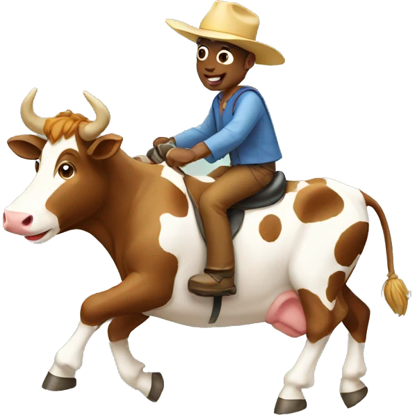 Cow Ride  emoji