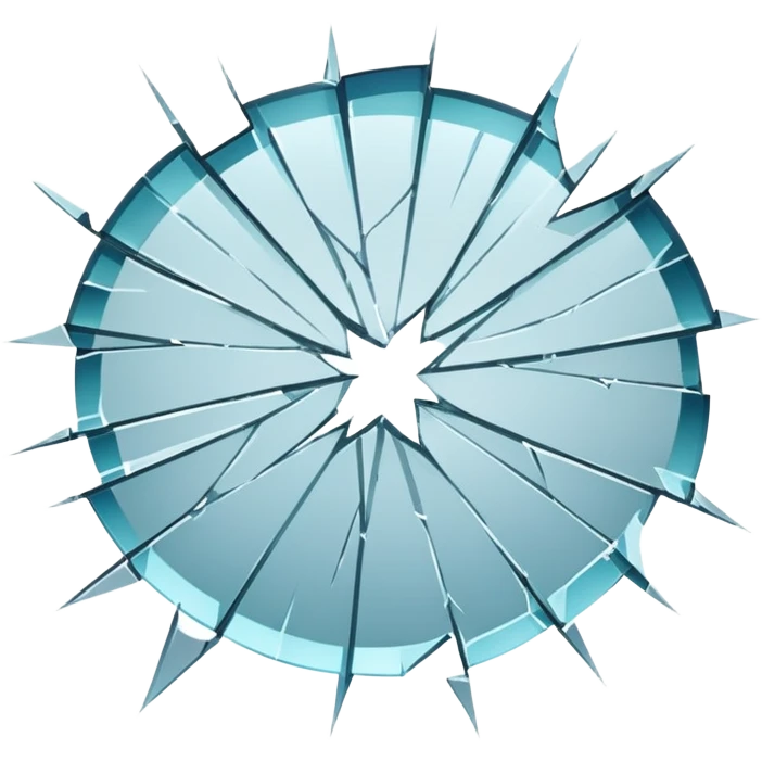 Cracked window  emoji