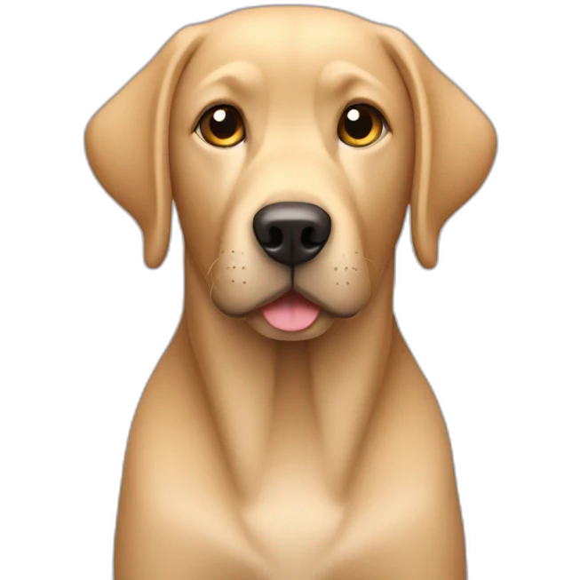 labrador coding on a laptop emoji