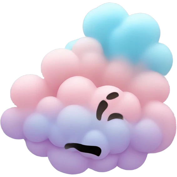 Pastel smoke emoji