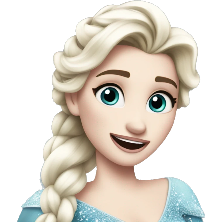 Elsa that singingg emoji