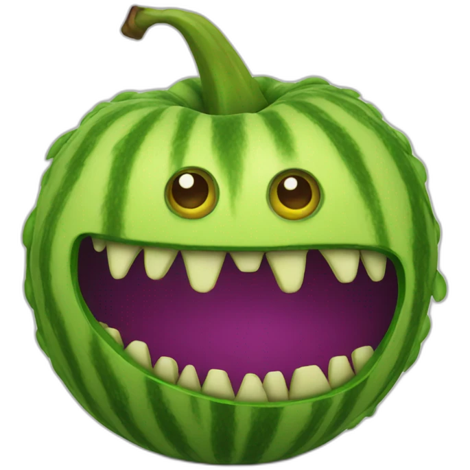 Fruit monster emoji