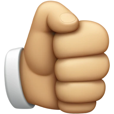Thumbs up fist emoji