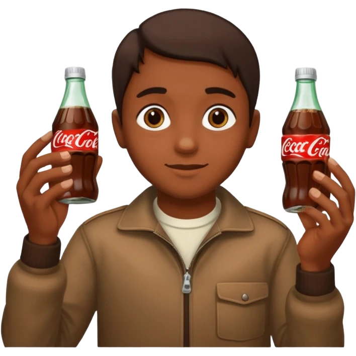 Plateneta tierra tomando coca emoji