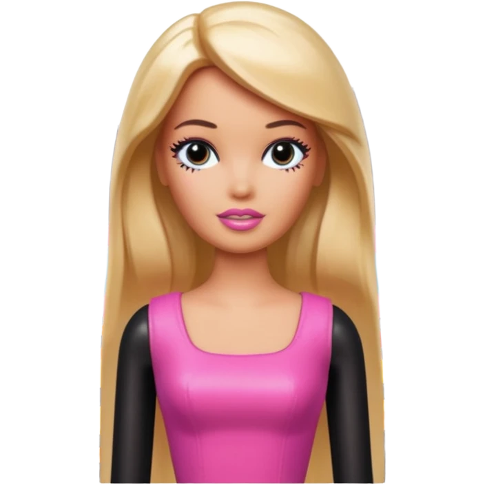 Matisse barbie slop style black SPAM art landscape emoji