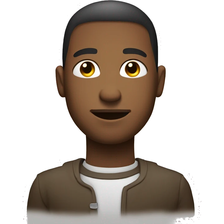 An American person with his right hand on his chest. Symbolizing Kingdom of God within you. emoji