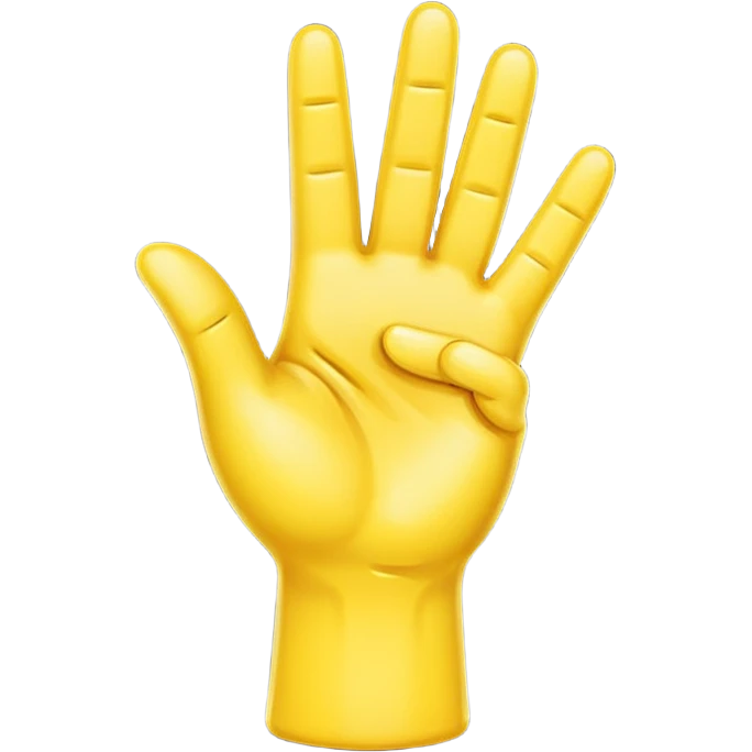 Crossed Fingers phone emoji style emoji