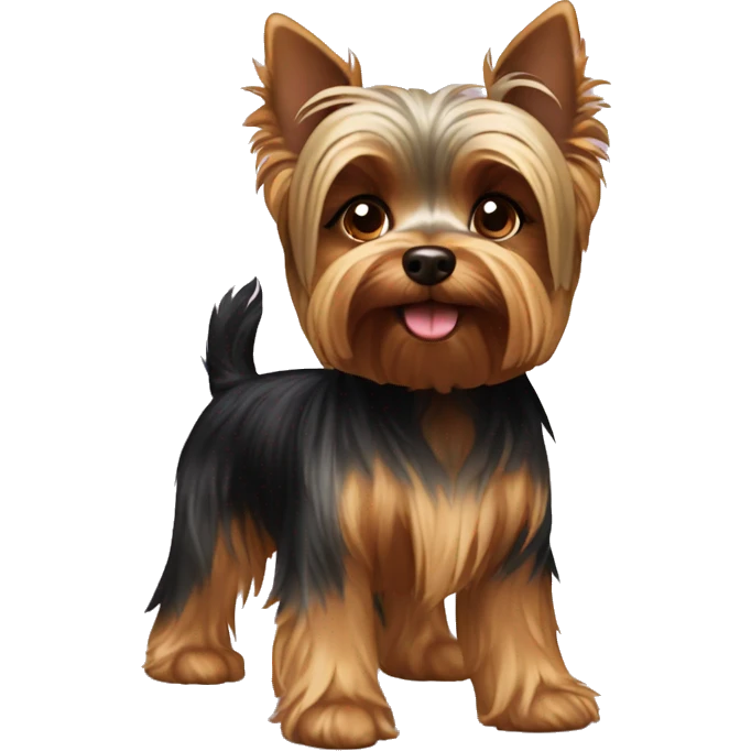 dog yorkshire terrier full body emoji