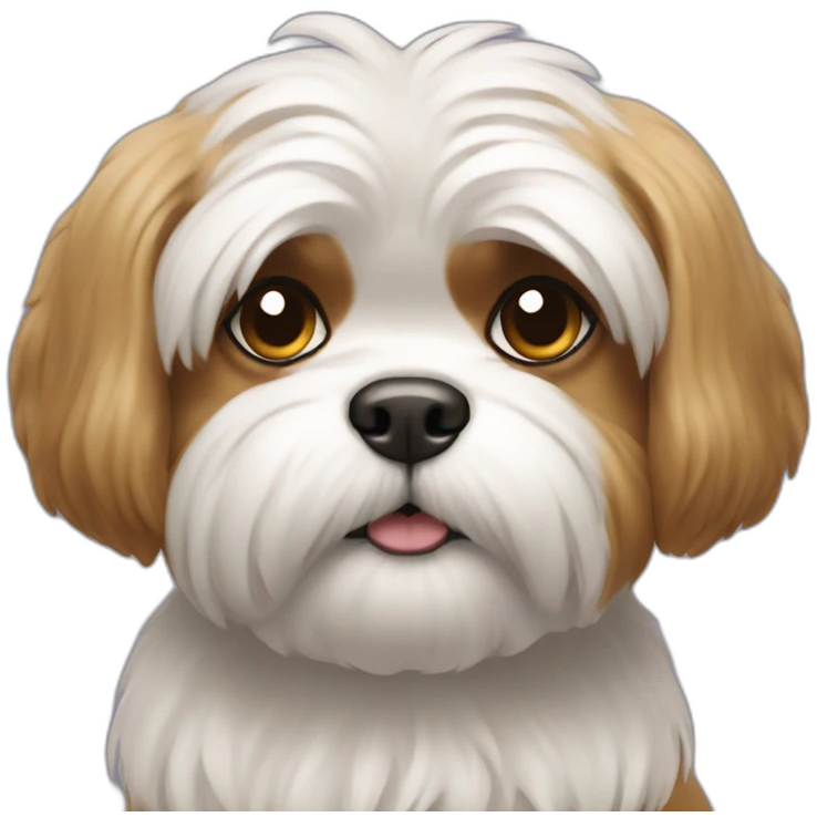 A shitzu dog emoji