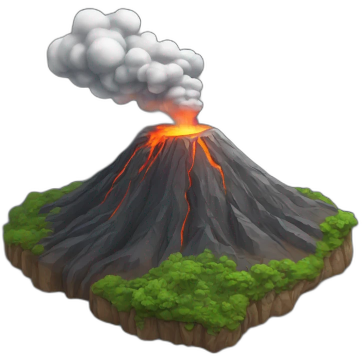 volcanen eruption emoji