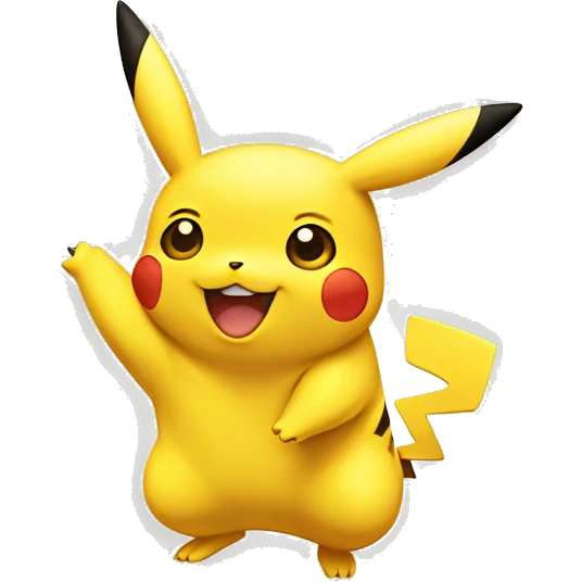 Smiling Pikachu  emoji