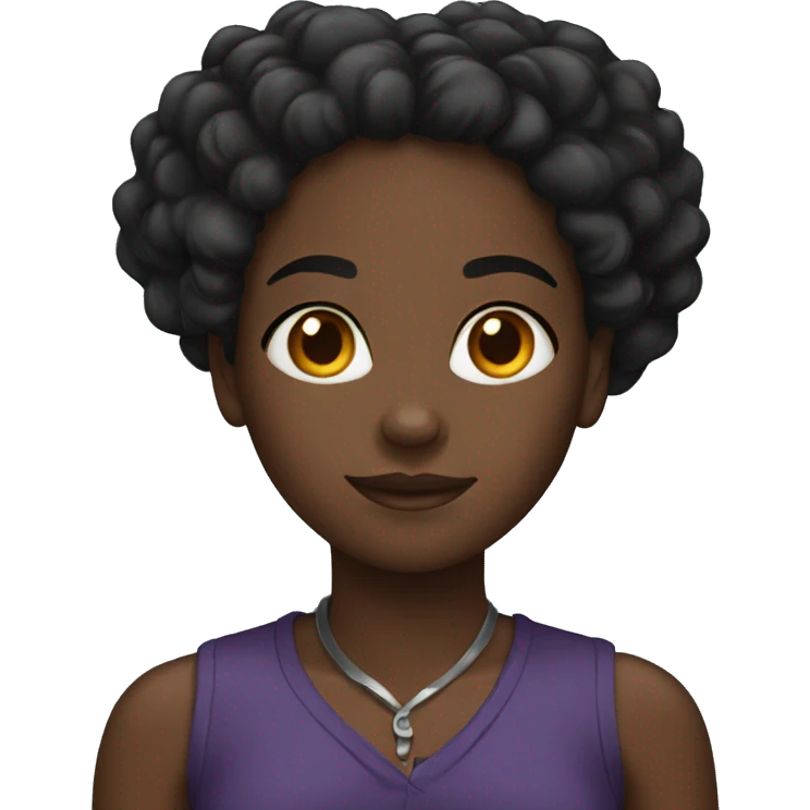 Black girl emoji
