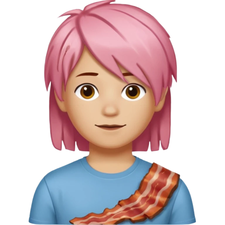hair bacon roblox emoji