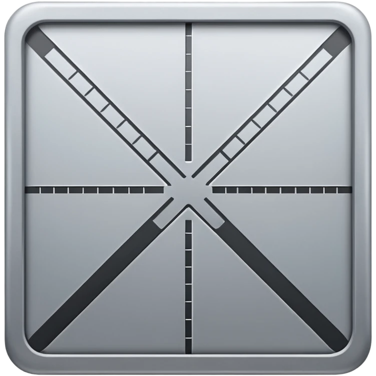 mac os icon crop ruler square intersected emoji