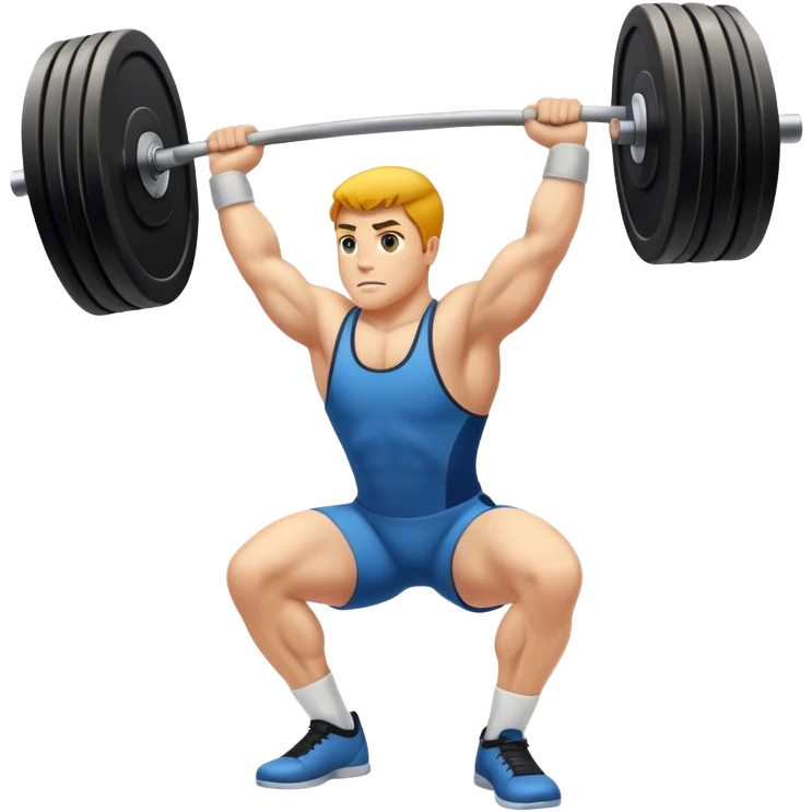 clean and jerk exercise emoji