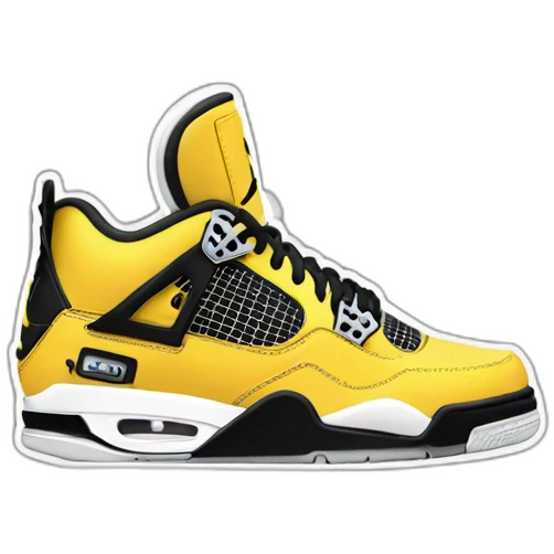 jordan 4 thunder emoji