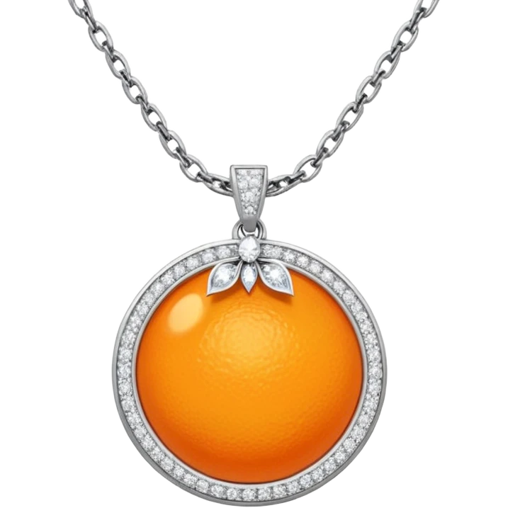 fantasy-magic-orange-necklace-diamonds emoji