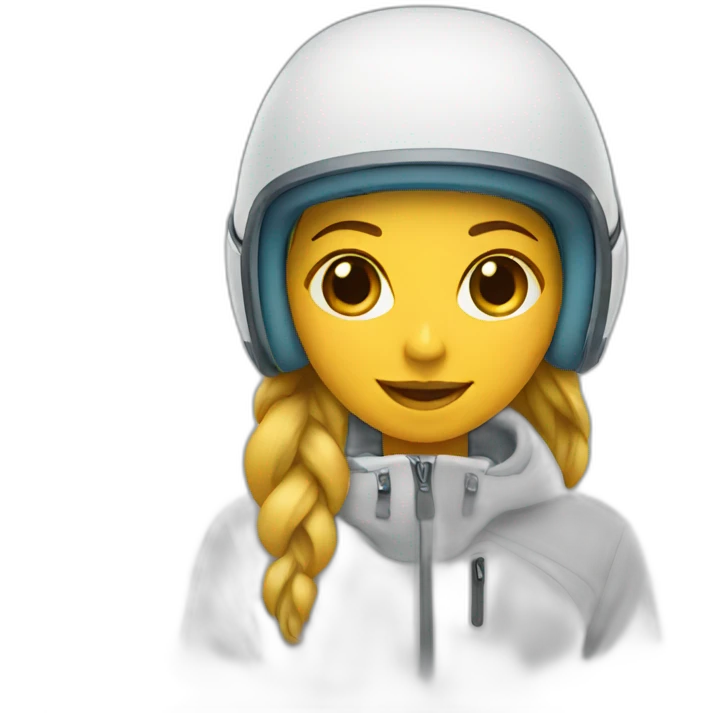 snowboarder woman emoji