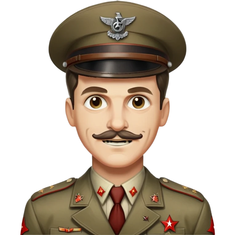 Edward Richtofen from Call of Duty Zombies with Nazi uniform and evil smile emoji