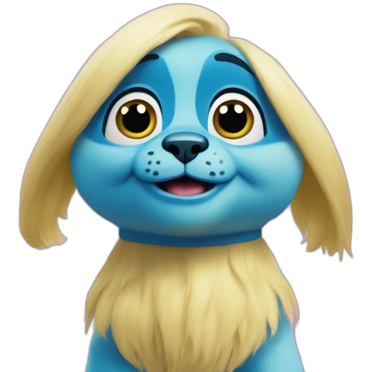 bibble blue creature from barbie movie emoji
