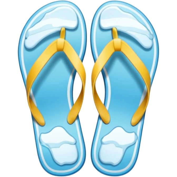 ice flip flop emoji