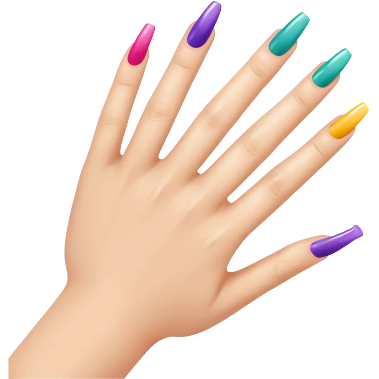 Create emojis of nails painting emoji