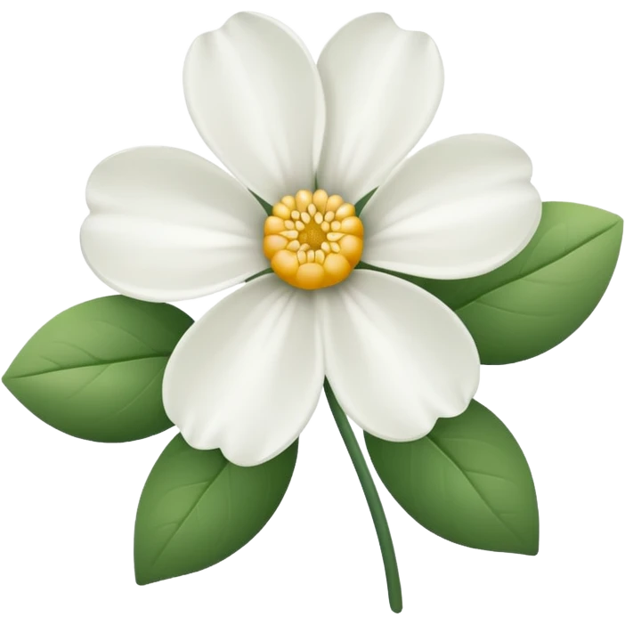 Flower white  emoji