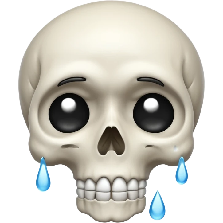 crying skull emoji
