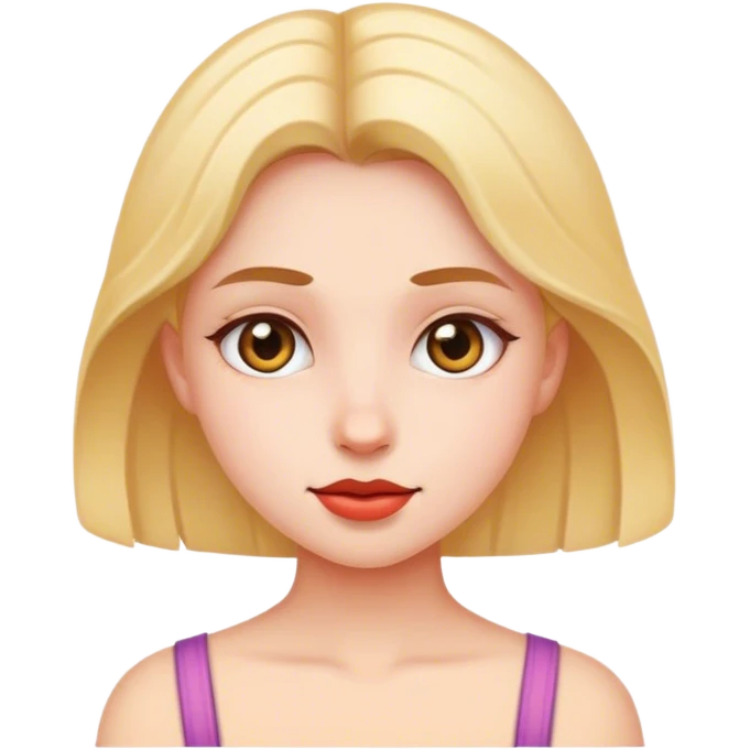 A girl emoji