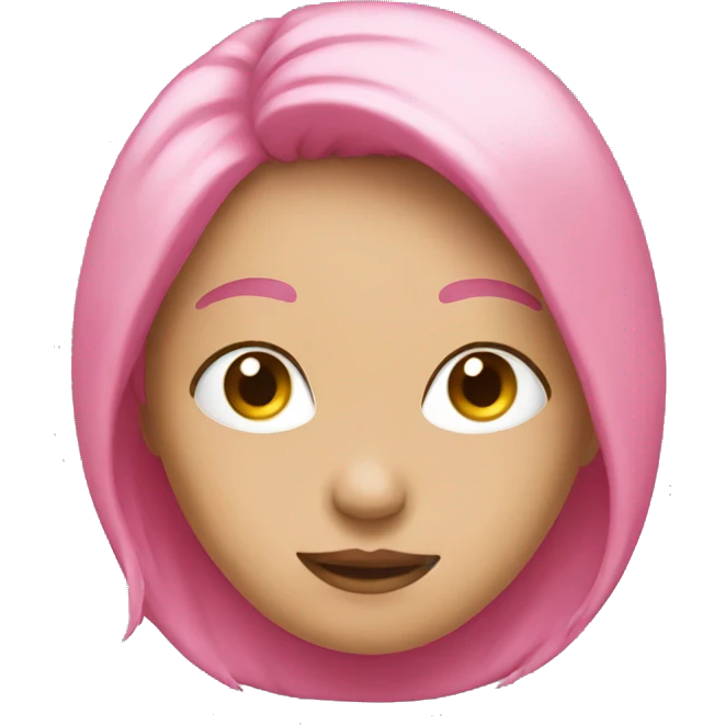 Pink emoji