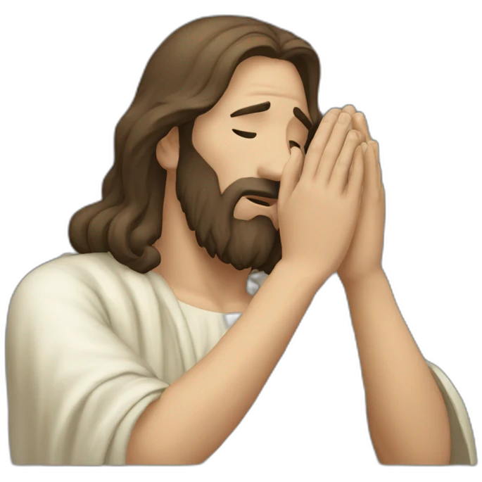 facepalm jezus emoji
