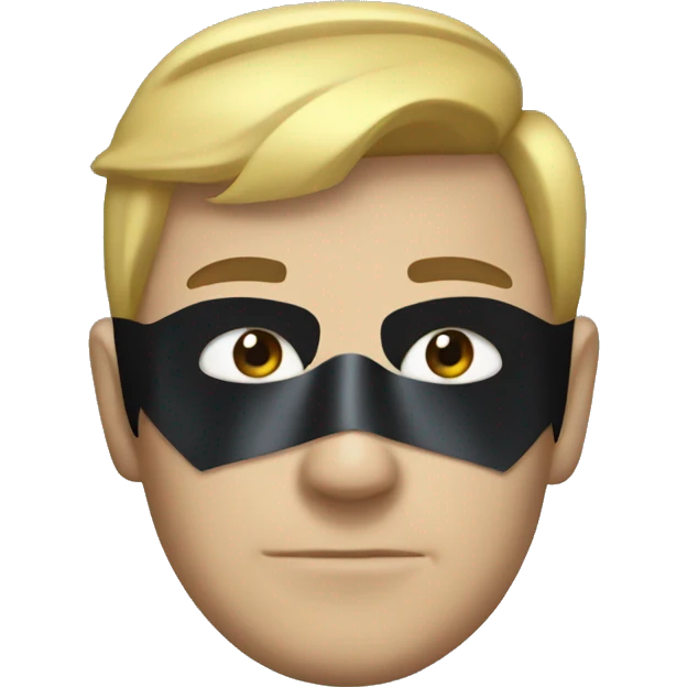 Batman with a bow emoji