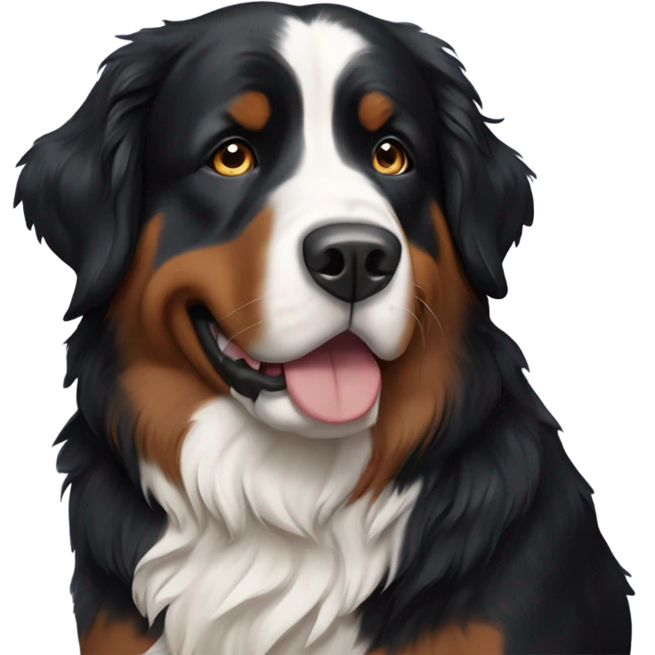Bernese mountain dog emoji