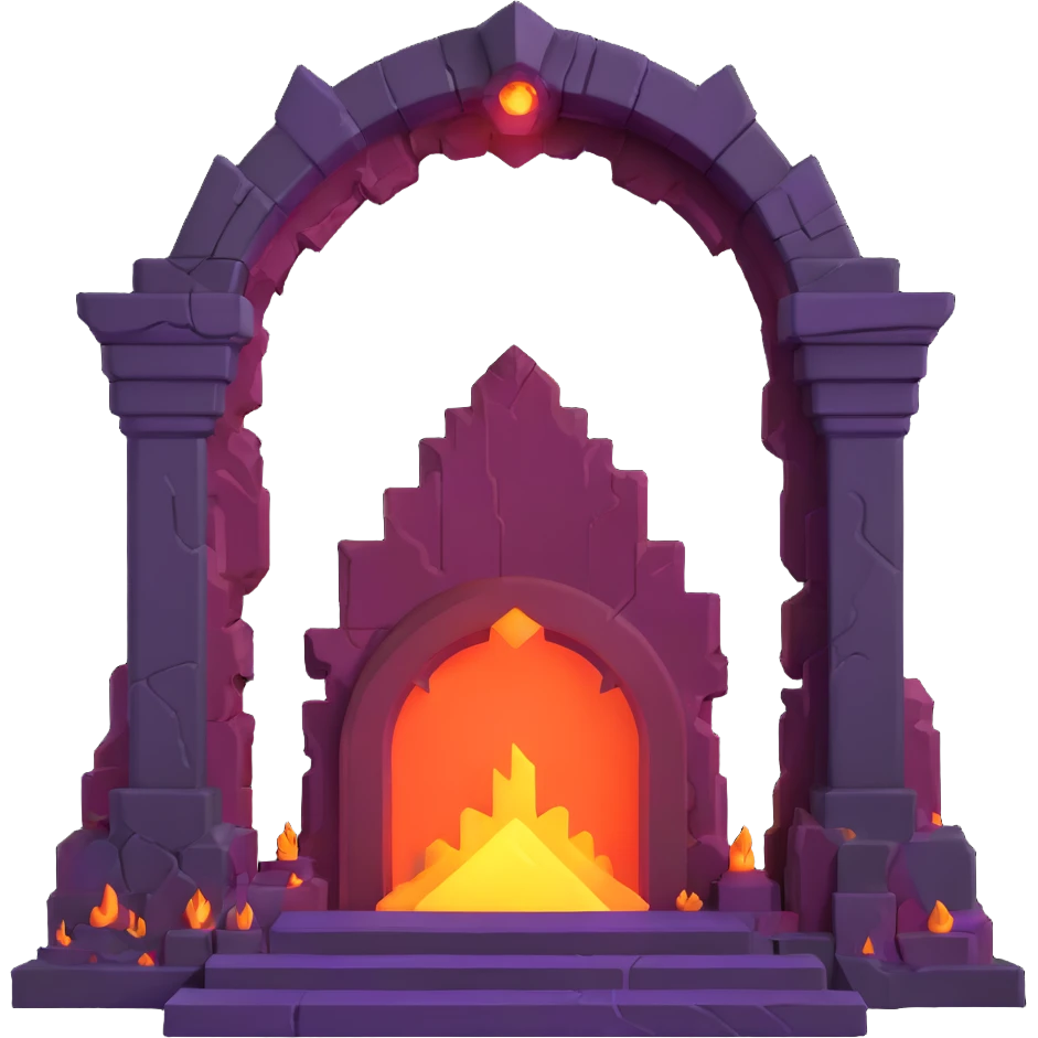 Minecraft Nether portal emoji