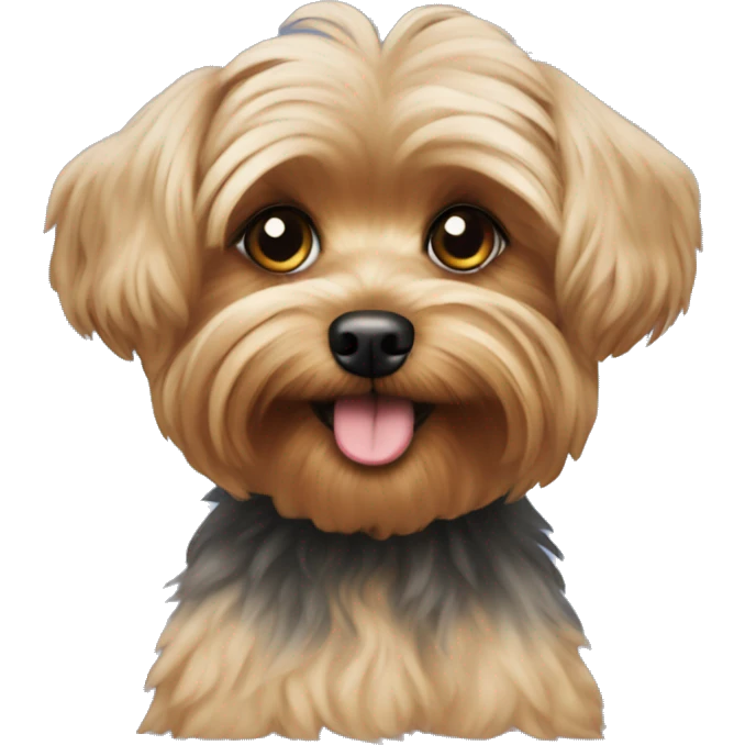 Yorkie poodle emoji
