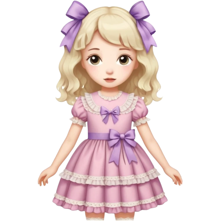 Девочки в стили Лолита emoji