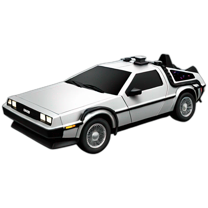 delorean emoji