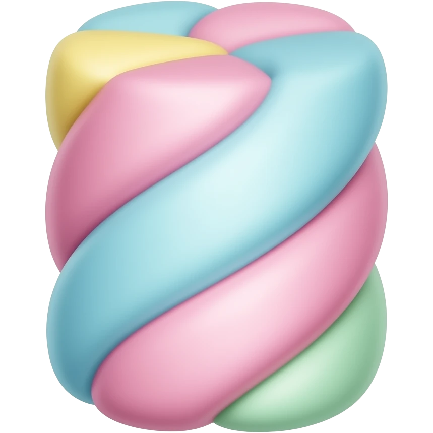 Cotton candy Marshmallow emoji